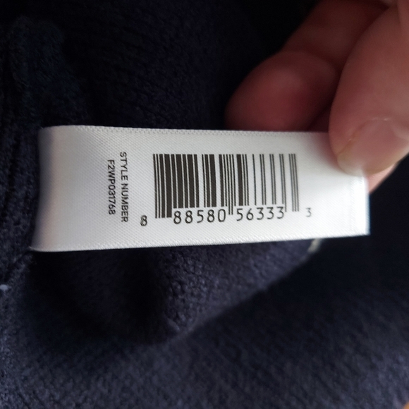 BNWT Joe fresh Navy and Cream Women's Knit Cardigan, plus size 3X - Picture 9 of 11